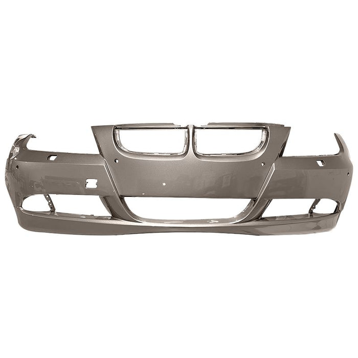2006-2008 BMW 3-Series Sedan Front Bumper With Sensor Holes & With Headlight Washer Holes - BM1000177-Partify-Painted-Replacement-Body-Parts