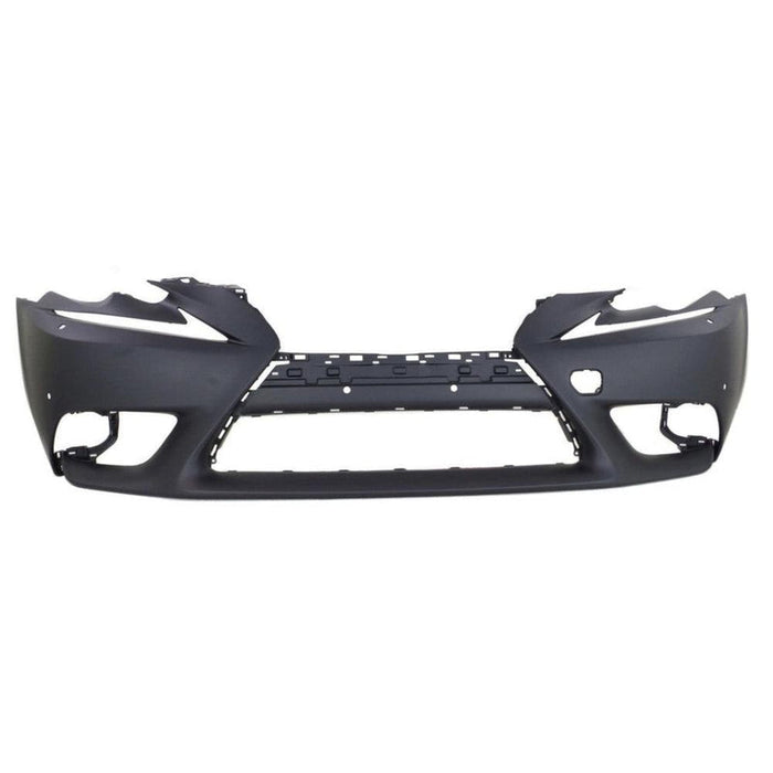 2014-2016 Lexus IS Non F-Sport Front Bumper With Sensor Holes & With Headlight Washer Holes - LX1000265-Partify-Painted-Replacement-Body-Parts