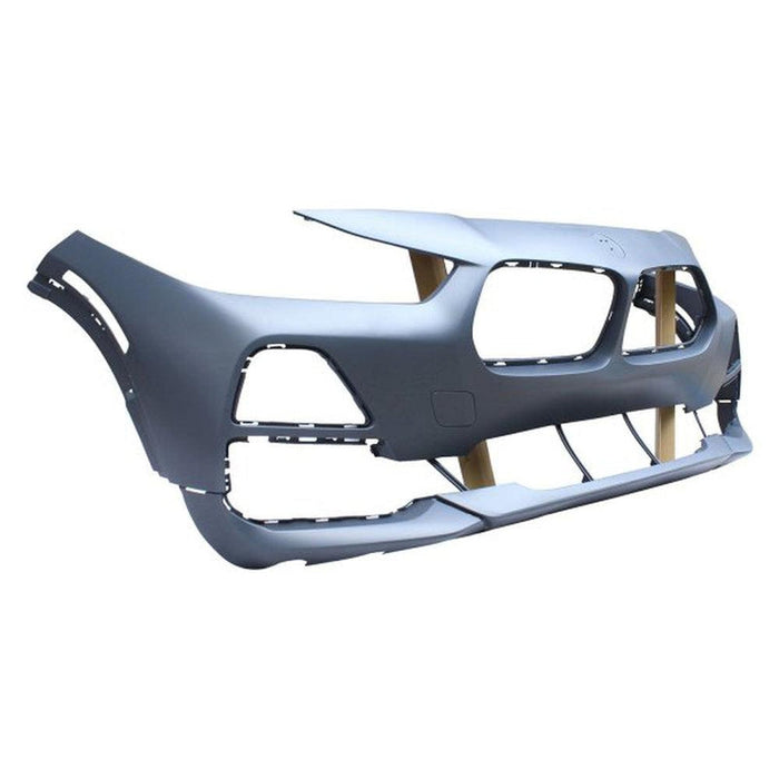 2018-2021 BMW X2 Front Bumper Without M-Package & Without Sensor Holes & Without Head Light Washer Holes - BM1000500-Partify-Painted-Replacement-Body-Parts