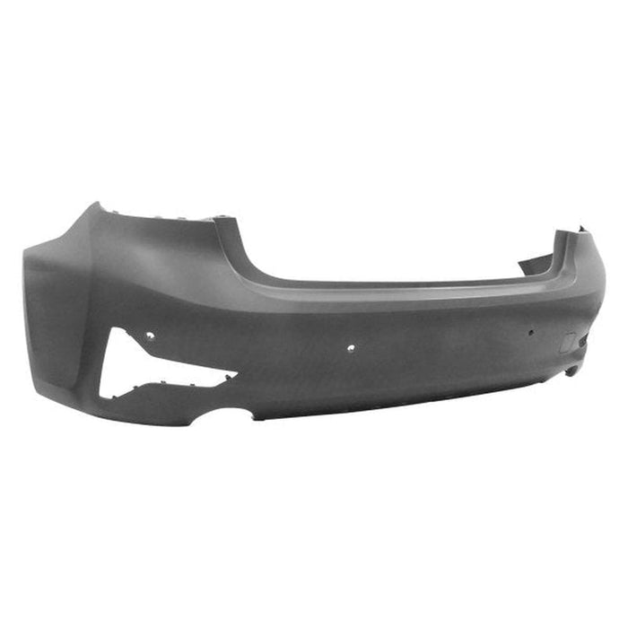 2019-2022 BMW 3-Series Sport 330I/330E Sedan Rear Bumper Without M-Package & Without Sensor Holes & With PDC Holes - BM1100438-Partify-Painted-Replacement-Body-Parts