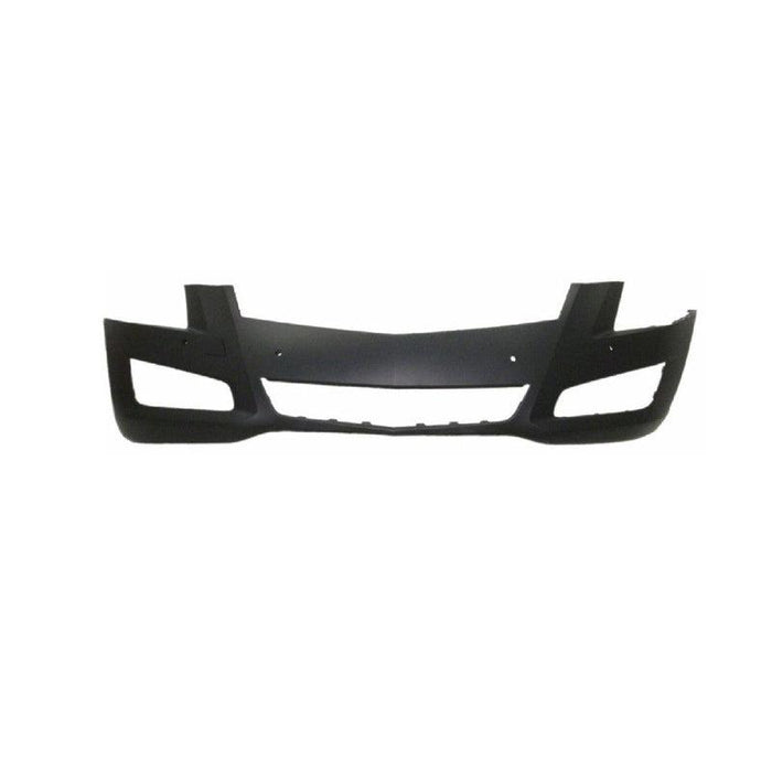 Cadillac ATS Front Bumper With Sensor Holes Without Headlight Washer Holes - GM1000939-Partify
