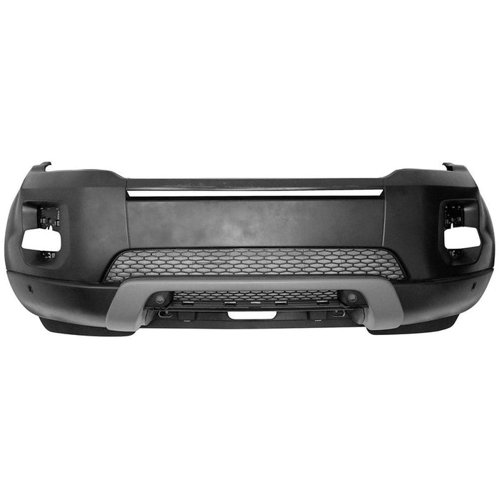 Land Rover Range Rover Evoque Front Bumper With Sensor Holes Without Headlight Washer Holes - RO1000142-Partify