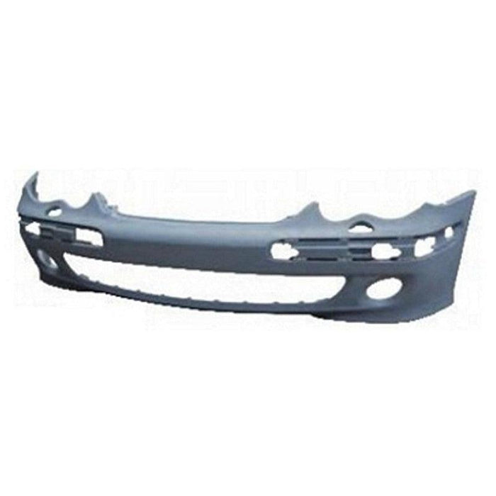 Mercedes C230 Front Bumper With Headlight Washer Holes - MB1000209-Partify